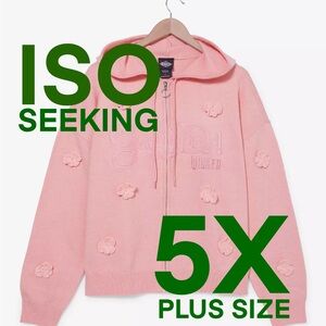ISO / SEEKING: HER UNIVERSE Glinda (Wicked) hoodie in size 5X (Plus Size)